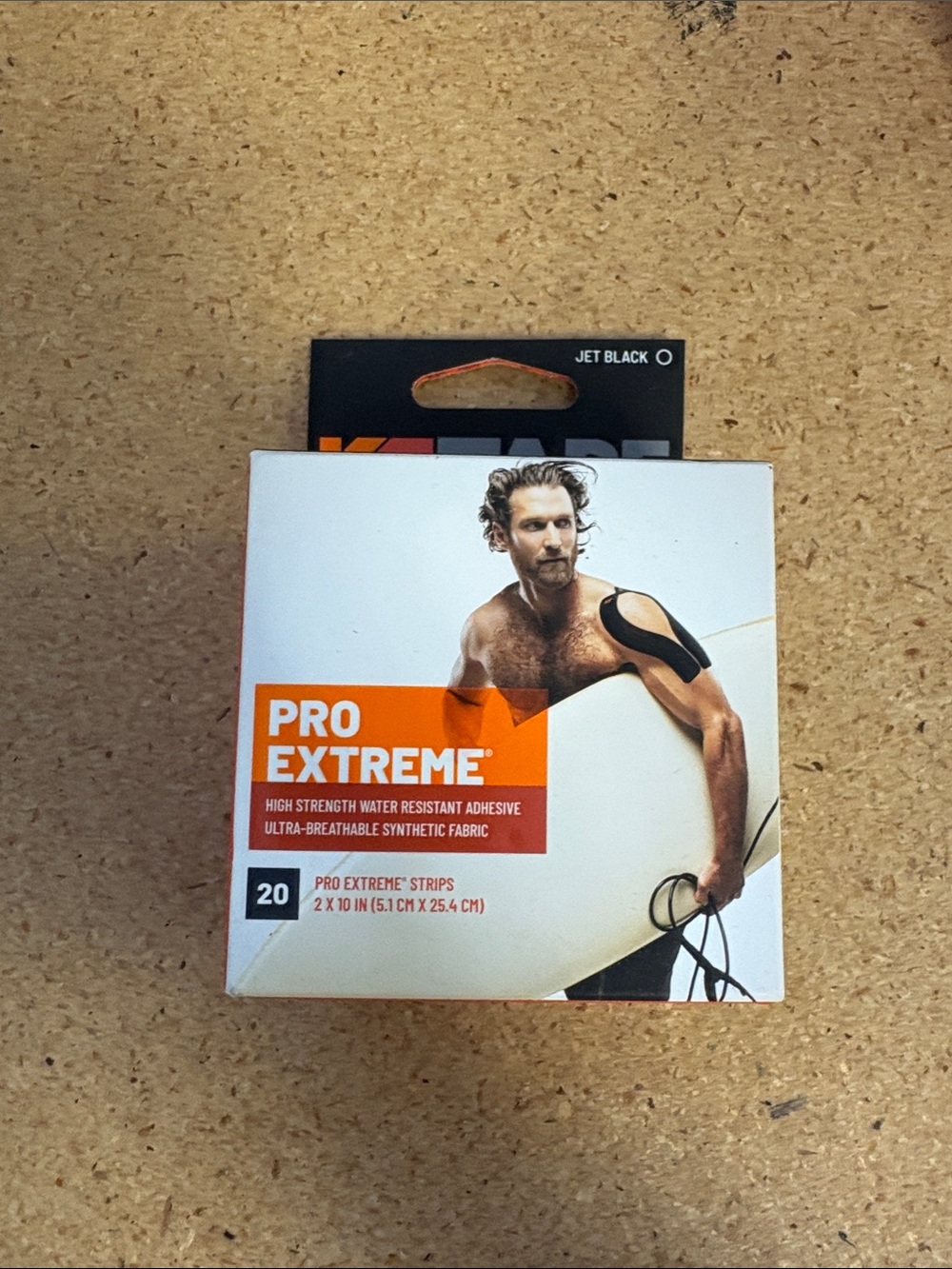 KT Tape Pro Extreme Kinesiology Tape Jet Black 20 Strips NIB